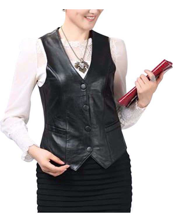 HugMe.fashion Women Waistcoat in Black Color Forma...